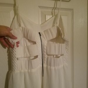 Candie's White Top - Back Cut Outs Size 11